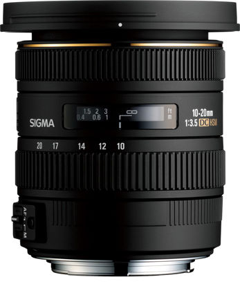 Picture of Sigma 10-20mm f/3.5 EX DC HSM ELD SLD Aspherical Super Wide Angle Lens for Nikon Digital SLR Cameras