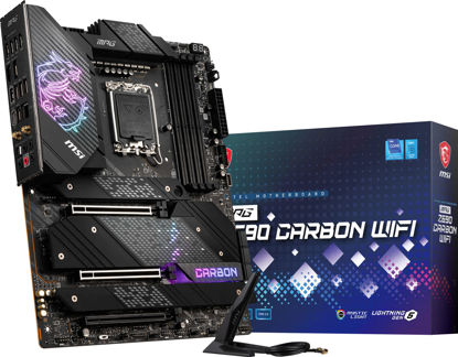 Picture of MSI MPG Z690 Carbon WiFi Gaming Motherboard (ATX, 12th Gen Intel Core, LGA 1700 Socket, DDR5, PCIe 4, CFX, M.2 Slots, Wi-Fi 6E)
