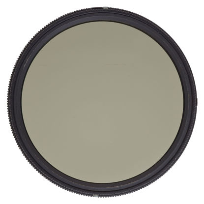 Picture of Heliopan 82mm Variable Gray Neutral Density Filter (708290) with specialty Schott glass in floating brass ring