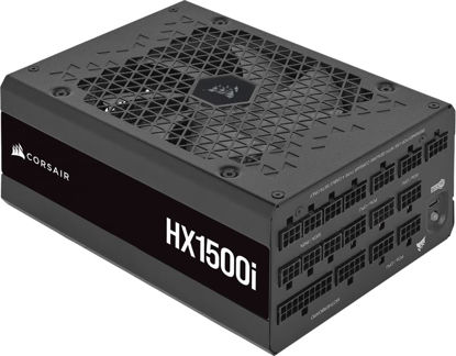 Picture of Corsair HX1500i, HXi Series, 80 PLUS Platinum Fully Modular Ultra-Low Noise ATX Digital Power Supply (Triple EPS12V Connectors, 140mm Fluid Dynamic Bearing Fan, Zero RPM Fan Mode) Black