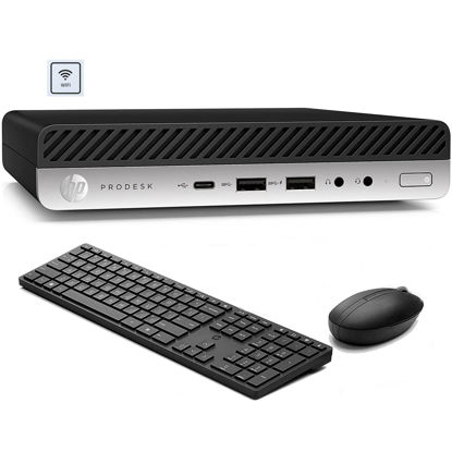 Picture of HP ProDesk 400 G3 Mini Computers Office Micro Desktop,i7 Tiny Desktop PC WiFi Business,7700t,32GB DDR4,1TB SSD,Built in WiFi+BT,HDMI,Windows 10,Wireless Keyboard and Mouse + TJJ Mouse Pad(Renewed)