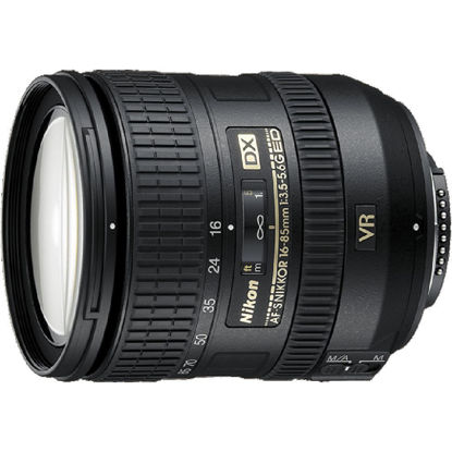 Picture of Nikon AF-S DX NIKKOR 16-85mm f/3.5-5.6G ED Vibration Reduction Zoom Lens with Auto Focus for Nikon DSLR Cameras