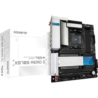 Picture of GIGABYTE X570S AERO G (AMD/ X570S/ Ryzen 5000/ ATX/PCIe 4.0/ SATA 20Gb/s/USB 3.2/ Motherboard)