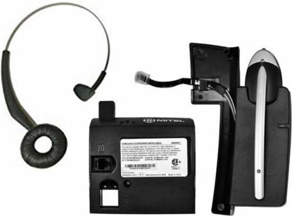 Picture of Mitel Cordless (DECT) Headset and Module Bundle - 50005712 - Use with Mitel 5330, 5340 and 5360 Phones - Complete Bundle with All Accessories -