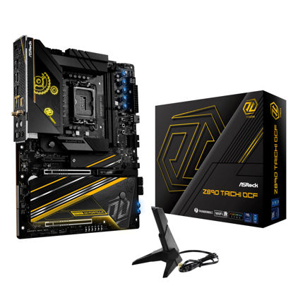 Picture of ASRock Z890 Taichi OCF Intel Core Ultra LGA1851 RL-ILM ATX Motherboard DDR5 10133 MHz 128 GB WiFi 7 Thunderbolt