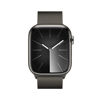 Picture of Apple Watch Series 9 [GPS + Cellular, 45mm] - Graphite Stainless Steel Case with Milanese Loop, One Size Band (Renewed)