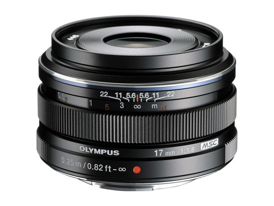 Picture of OM SYSTEM OLYMPUS M.Zuiko Digital 17mm F1.8 Black For Micro Four Thirds System Camera, Compact Design, Beautiful Bokeh, Bright