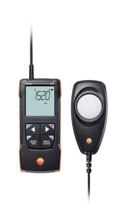 Picture of Testo 545 Digital Lux Meter - Light Meter Handheld for Light Illuminance Measurement in Workplaces - Range of up to 100,000 Lux - Luxometer with App Compatibility
