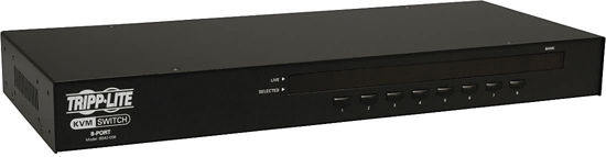 Picture of Tripp Lite B042-008 8-Port 1U Rackmount USB PS2 KVM Switch with On-Screen Display