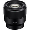 Picture of Sony FE 85mm f/1.8 Lens SEL85F18/2, Filter Kit, Cap Keeper, Cleaning Kit, and More