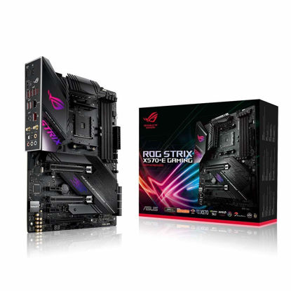 Picture of ASUS ROG Strix X570-E Gaming ATX Motherboard- PCIe 4.0, Aura Sync RGB Lighting, 2.5 Gbps and Intel Gigabit LAN, WIFI 6 (802.11Ax), Dual M.2 Heatsinks