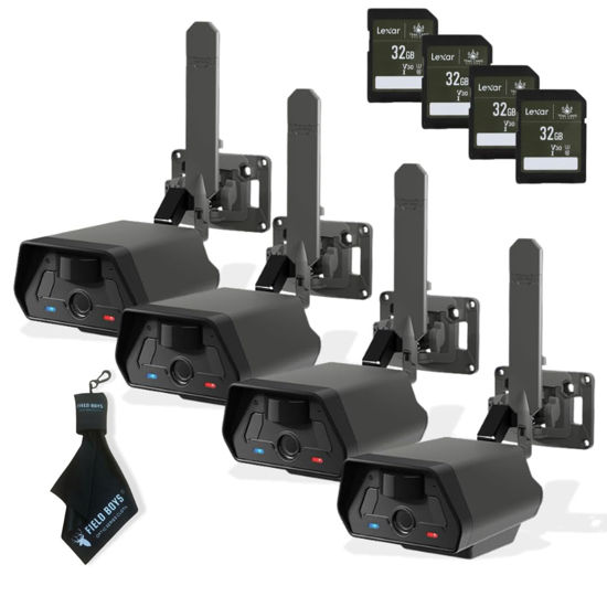 Picture of TACTACAM Defend Cellular Security Camera - No WiFi Required - Motion Activated Wireless Camera - Motion Detection - Includes SD Cards and Microfiber Cleaning Cloth (4PK)