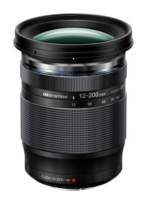 Picture of OM SYSTEM M.Zuiko Digital ED 12-200mm F3.5-6.3 Lens, Universal Zoom, Suitable for All MFT Cameras (Olympus OM-D & Pen Models, Panasonic G-Series), Black
