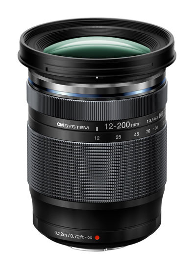 Picture of OM SYSTEM M.Zuiko Digital ED 12-200mm F3.5-6.3 Lens, Universal Zoom, Suitable for All MFT Cameras (Olympus OM-D & Pen Models, Panasonic G-Series), Black