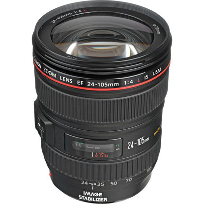 Picture of Canon EF 24-105mm f/4L IS USM Zoom Lens - White Box (New) (Bulk Packaging)