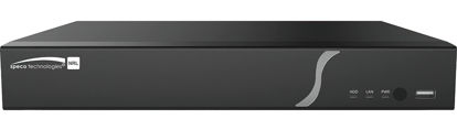 Picture of Speco N4NRL2TB 4-channel NVR with 4 Built-In PoE Ports, 2TB HDD, 4K HDMI Out and VGA Monitor Output, 2-way Audio Communication, Video Exporting Via USB, Up to 8MP Resolution at 30fps
