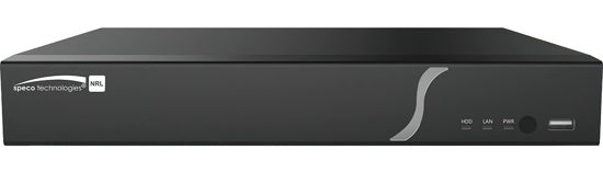 Picture of Speco N4NRL2TB 4-channel NVR with 4 Built-In PoE Ports, 2TB HDD, 4K HDMI Out and VGA Monitor Output, 2-way Audio Communication, Video Exporting Via USB, Up to 8MP Resolution at 30fps
