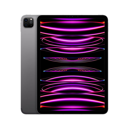 Picture of 2022 Apple iPad Pro (11-inch, Wi-Fi + Cellular, 128GB) - Space Gray (Renewed)