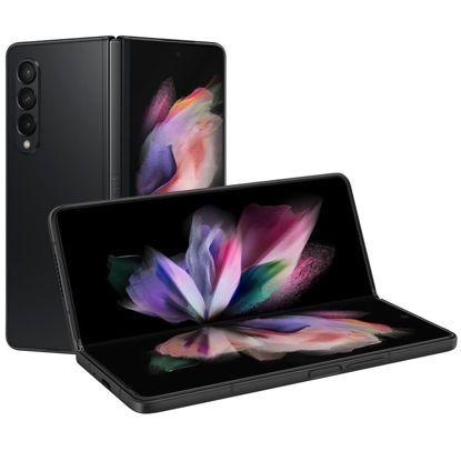 Picture of SAMSUNG Galaxy Z Fold 3 5GFactory Unlocked US Version Tablet 2-in-1 Foldable Dual Screen Under Display Camera 512GB Storage, Phantom Black (Renewed)