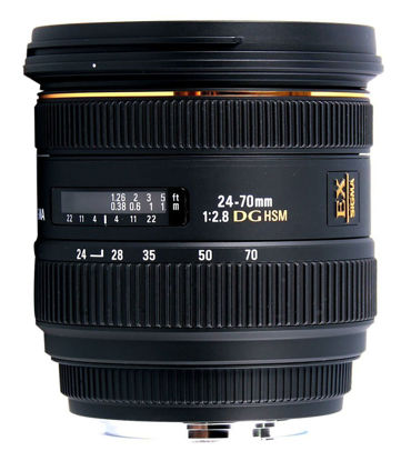 Picture of Sigma 24-70mm f/2.8 IF EX DG HSM AF Standard Zoom Lens for Sony Digital SLR Cameras