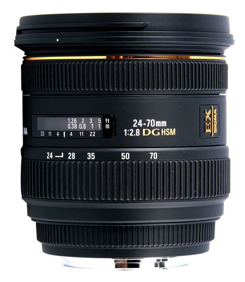 Picture of Sigma 24-70mm f/2.8 IF EX DG HSM AF Standard Zoom Lens for Sony Digital SLR Cameras