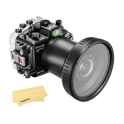 Picture of Seafrogs Underwater Housing for Sony A7R V A7r5+ PL100 Long Flat Port [40m/130ft] Waterproof Case for Sony ILCE-7R V+ 24-70mm F2.8 GM, 90mm f/2.8 G Lens