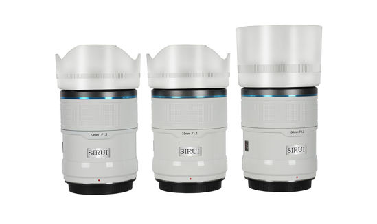 Picture of Sirui Sniper f/1.2 Autofocus 3-Lens Kit (X Mount, White)