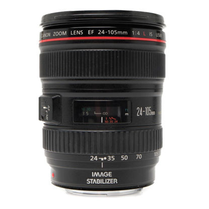 Picture of Canon EF 24-105mm f/4 L is USM Lens for Canon EOS SLR Cameras - White Box (Bulk Packaging)