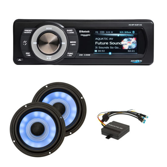 Picture of Aquatic AV Ultra RGB & Stereo Plus Kit for Harley 1998-2013