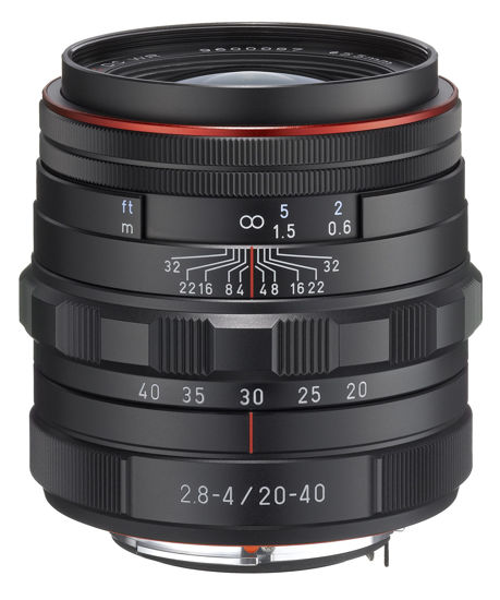 Picture of Pentax HD DA 20-40mm F2.8 - 4 Limited DC WR Wide Zoom Lens for Q Mount - Black