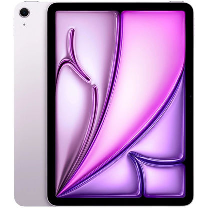Picture of 2024 Apple iPad Air (13-inch, Wi-Fi + Cellular, 128GB) - Purple (Renewed)