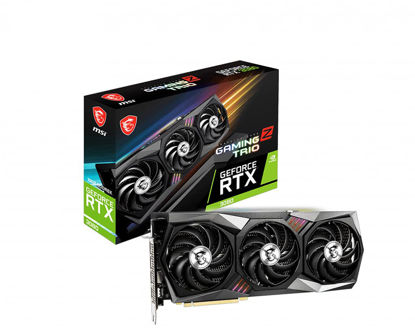 Picture of MSI Gaming GeForce RTX 3080 LHR 10GB GDRR6X 320-Bit HDMI/DP Nvlink Torx Fan 4 RGB Ampere Architecture OC Graphics Card (RTX 3080 Gaming Z Trio 10G LHR)
