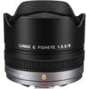 Picture of PANASONIC LUMIX G FISHEYE Lens, 8MM, F3.5, MIRRORLESS Micro Four Thirds, H-F008 (USA Black)