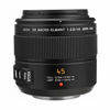 Picture of PANASONIC LUMIX G LEICA DG MACRO-ELMAR LENS, 45MM, F2.8 ASPH., PROFESSIONAL MIRRORLESS MICRO FOUR THIRDS, MEGA OPTICAL I.S., H-ES045 (USA BLACK)