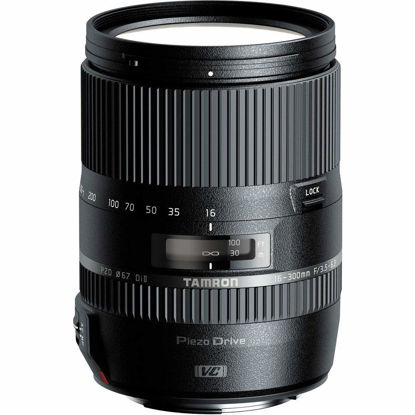 Picture of Tamron 16-300mm F/3.5-6.3 Di-II VC PZD All-In-One Zoom Lens for Canon APS-C Digital SLR Cameras (6 Year Limited USA Warranty)