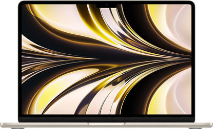 Picture of 2022 Apple MacBook Air Laptop with M2 chip (13.6-inch Liquid Retina Display, 8GB RAM, 512GB SSD Storage) Starlight (Renewed)