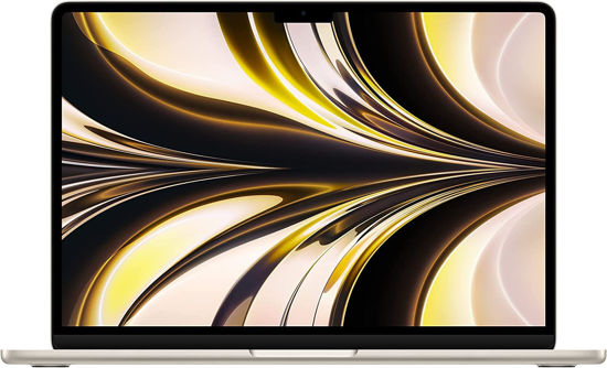 Picture of 2022 Apple MacBook Air Laptop with M2 chip (13.6-inch Liquid Retina Display, 8GB RAM, 512GB SSD Storage) Starlight (Renewed)