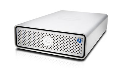 Picture of G-Technology 10TB G-DRIVE with Thunderbolt 3 and USB-C Desktop External Hard Drive, Silver - 0G05378-1