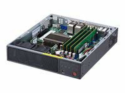 Picture of Supermicro SuperServer E200-9A 1U Mini PC Server - 1 x Intel Atom C3558 Quad-core [4 Core] 2.20 GHz DDR4 SDRAM - Serial ATA/600 Controller - 60 W
