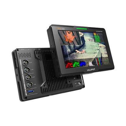 Picture of LILLIPUT Lilliput Q7-12G Monitor 7 inch 4K HD 12G-SDI HDMI 2.0 2000nit Brightness HDR 3D-LUT Field Monitor for DSLR Camera Video Assist