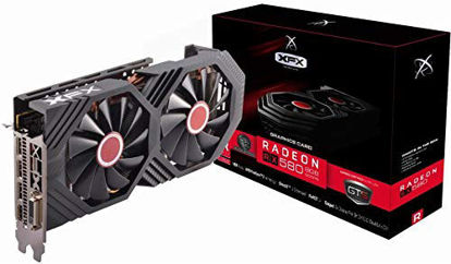 Picture of XFX Radeon RX 580 GTS Black Edition PCI Express 3.0 1425MHz OC+ 8GB GDDR5 VR Ready Grapics Card (1 x DL DVI-D /1 x HDMI /3 x DisplayPort) RX-580P8DBDR