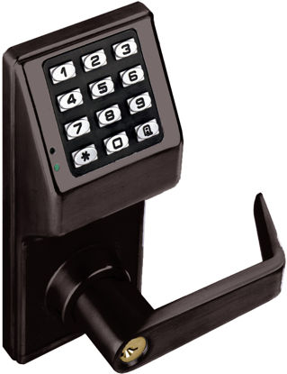 Picture of Alarm Lock DL2700WP US10B DL2700W 10B Duronodic, Non Handed, Zinc Alloy