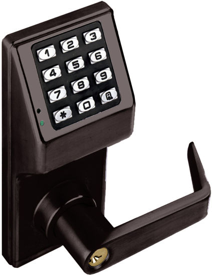Picture of Alarm Lock DL2700WP US10B DL2700W 10B Duronodic, Non Handed, Zinc Alloy