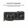 Picture of ASUS TUF Gaming NVIDIA GeForce RTX 3080 V2 OC Edition Graphics Card (PCIe 4.0, 10GB GDDR6X, LHR, HDMI 2.1, DisplayPort 1.4a, Dual Ball Fan Bearings, Military-Grade Certification, GPU Tweak II)