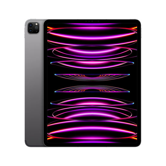 Picture of 2022 Apple iPad Pro (12.9-inch, Wi-Fi + Cellular, 128GB) - Space Gray (Renewed)