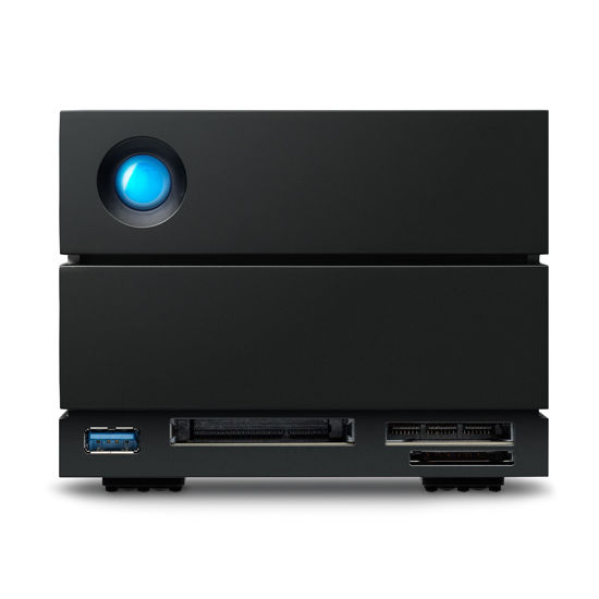 Picture of LaCie 2big Dock RAID 16TB External HDD - Thunderbolt and USB4 Compatibility, Data Recovery (STLG16000400)