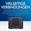 Picture of LaCie 2big Dock RAID 16TB External HDD - Thunderbolt and USB4 Compatibility, Data Recovery (STLG16000400)