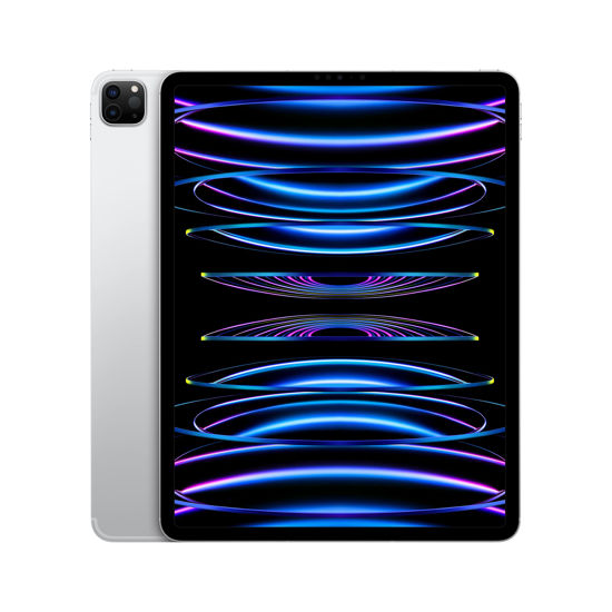 Picture of 2022 Apple iPad Pro (12.9-inch, Wi-Fi + Cellular, 128GB) - Silver (Renewed)