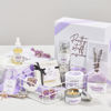 Picture of Peacoeye Gifts for Women Spa Lavender Bath Gift Baskets Valentines Day Gifts Relaxing Self Care Gift for Mom Her Sister Wife Auntie Home Bath Kit Care Package Birthday Friendship Gift Ideas