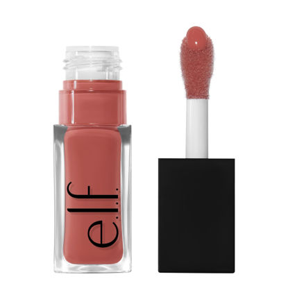 Picture of e.l.f. Glow Reviver Lip Oil, Nourishing Tinted Lip Oil For A High-shine Finish, Infused With Jojoba Oil, Vegan & Cruelty-free, It's Giving Guava